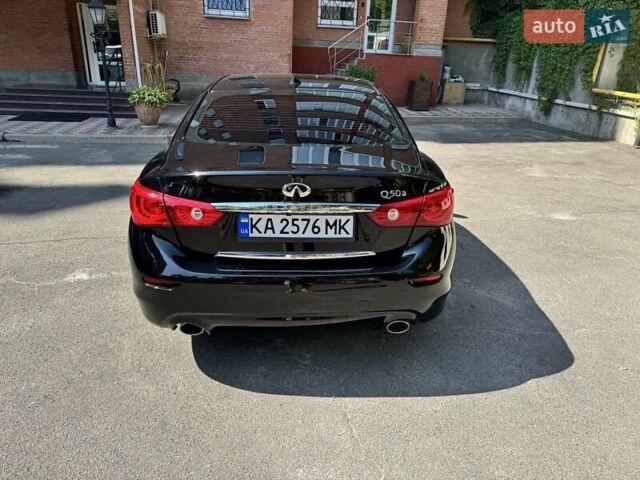 Черный Инфинити Q50, объемом двигателя 3.7 л и пробегом 158 тыс. км за 13500 $, фото 18 на Automoto.ua