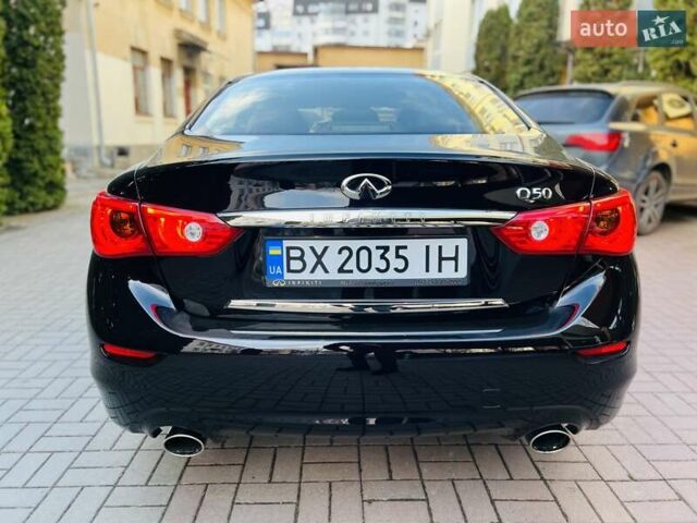 Черный Инфинити Q50, объемом двигателя 2 л и пробегом 53 тыс. км за 18900 $, фото 21 на Automoto.ua