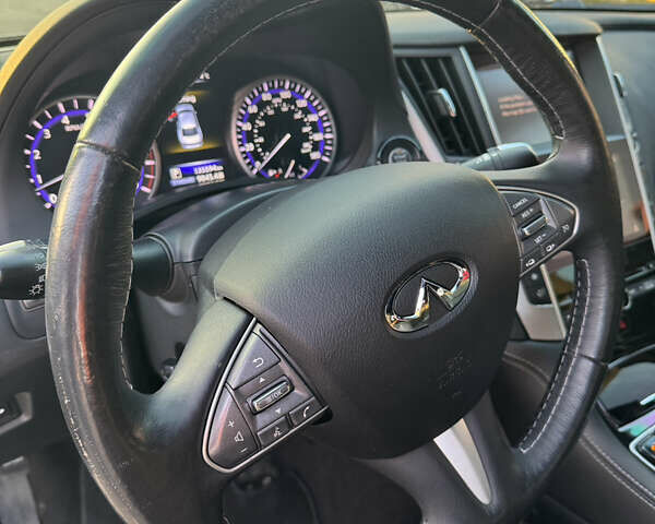 Чорний Інфініті Q50, об'ємом двигуна 3 л та пробігом 142 тис. км за 12500 $, фото 25 на Automoto.ua