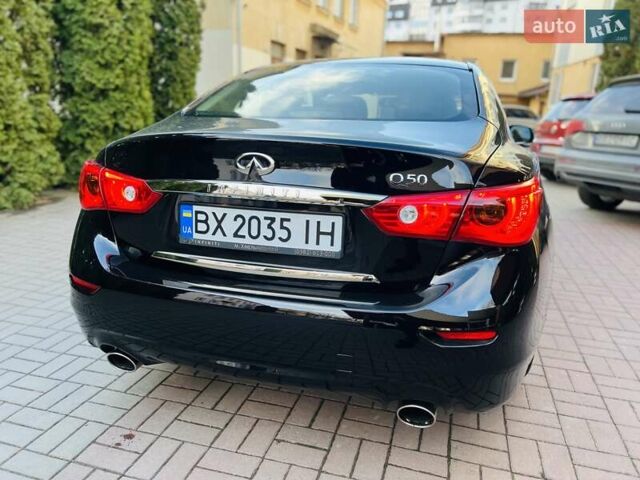 Черный Инфинити Q50, объемом двигателя 2 л и пробегом 53 тыс. км за 18900 $, фото 22 на Automoto.ua