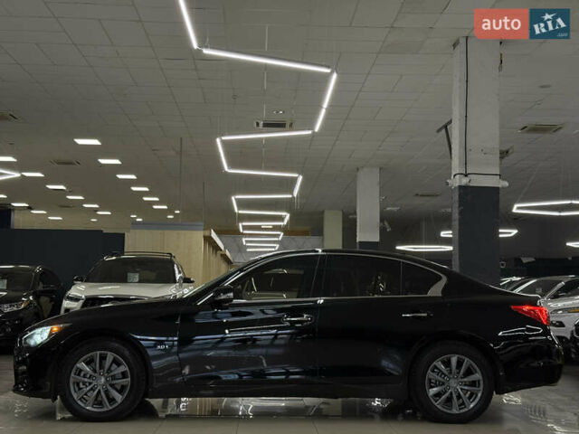 Черный Инфинити Q50, объемом двигателя 3 л и пробегом 137 тыс. км за 15499 $, фото 16 на Automoto.ua