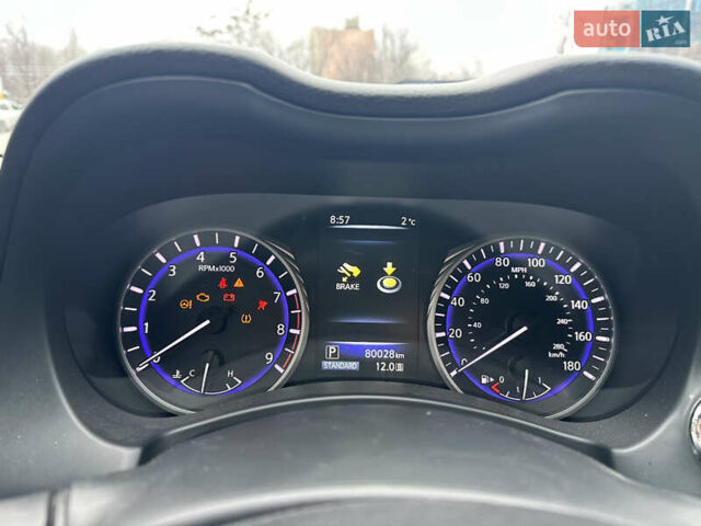 Черный Инфинити Q50, объемом двигателя 3 л и пробегом 80 тыс. км за 13300 $, фото 21 на Automoto.ua