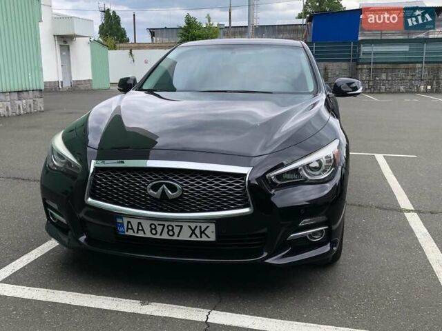 Чорний Інфініті Q50, об'ємом двигуна 3 л та пробігом 144 тис. км за 15350 $, фото 1 на Automoto.ua