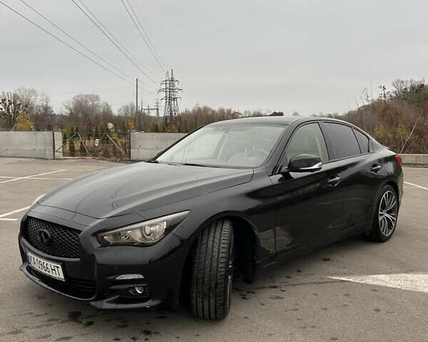 Черный Инфинити Q50, объемом двигателя 3 л и пробегом 110 тыс. км за 15500 $, фото 3 на Automoto.ua