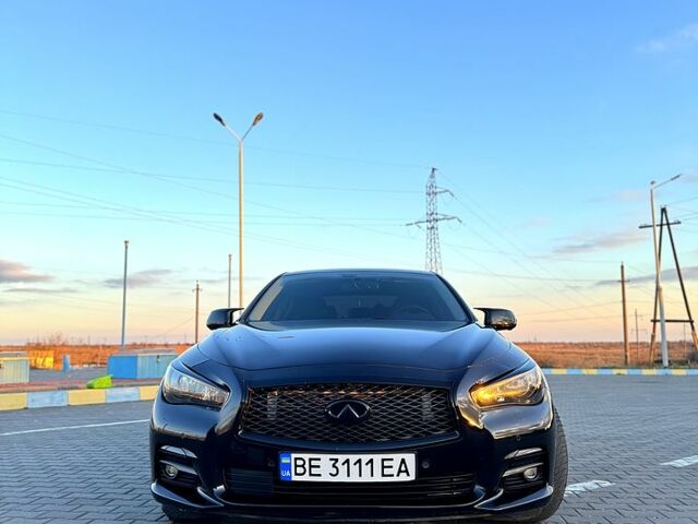 Чорний Інфініті Q50, об'ємом двигуна 3 л та пробігом 97 тис. км за 16200 $, фото 1 на Automoto.ua