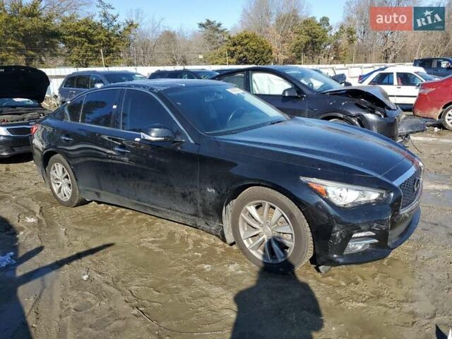 Черный Инфинити Q50, объемом двигателя 3 л и пробегом 68 тыс. км за 2600 $, фото 3 на Automoto.ua