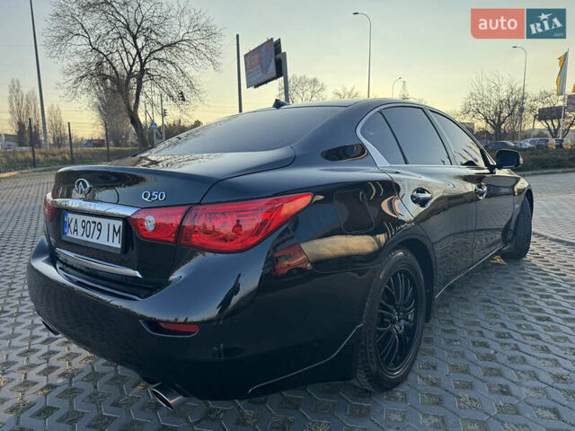 Чорний Інфініті Q50, об'ємом двигуна 3 л та пробігом 142 тис. км за 12500 $, фото 6 на Automoto.ua