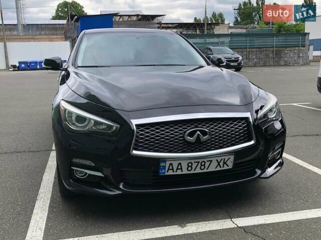 Чорний Інфініті Q50, об'ємом двигуна 3 л та пробігом 144 тис. км за 15350 $, фото 2 на Automoto.ua