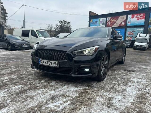 Чорний Інфініті Q50, об'ємом двигуна 3 л та пробігом 109 тис. км за 15900 $, фото 5 на Automoto.ua