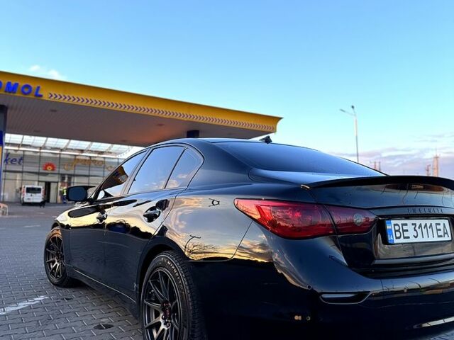 Чорний Інфініті Q50, об'ємом двигуна 3 л та пробігом 97 тис. км за 16200 $, фото 2 на Automoto.ua
