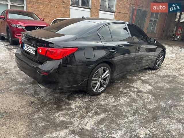 Чорний Інфініті Q50, об'ємом двигуна 3 л та пробігом 109 тис. км за 15900 $, фото 2 на Automoto.ua