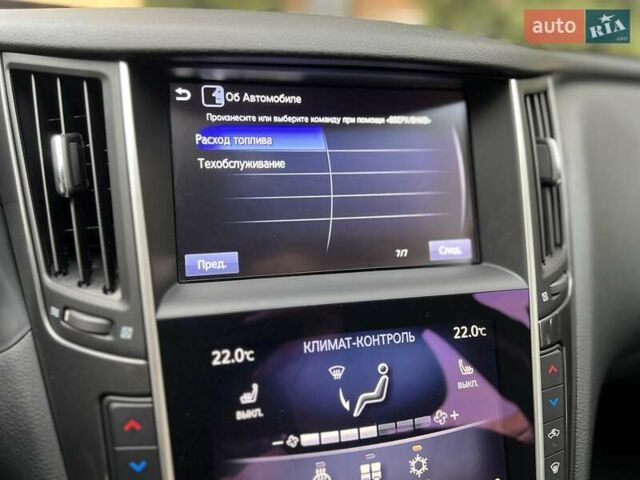 Черный Инфинити Q50, объемом двигателя 2 л и пробегом 53 тыс. км за 18900 $, фото 148 на Automoto.ua