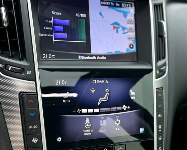 Черный Инфинити Q50, объемом двигателя 3 л и пробегом 155 тыс. км за 12000 $, фото 18 на Automoto.ua