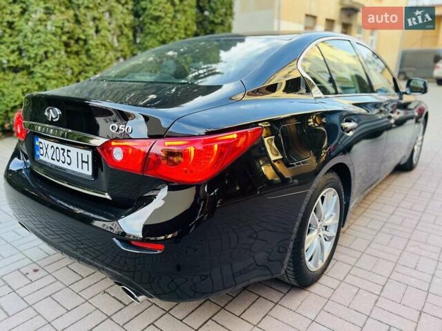 Черный Инфинити Q50, объемом двигателя 2 л и пробегом 53 тыс. км за 18900 $, фото 17 на Automoto.ua
