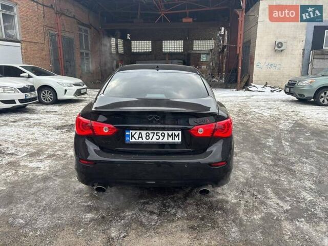 Чорний Інфініті Q50, об'ємом двигуна 3 л та пробігом 109 тис. км за 15900 $, фото 3 на Automoto.ua