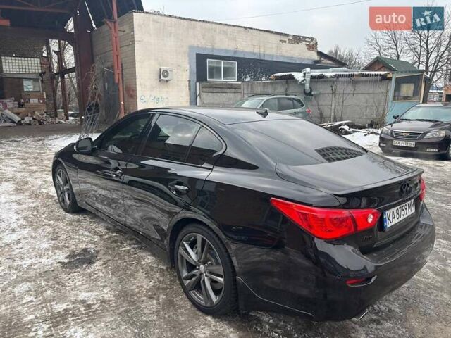 Чорний Інфініті Q50, об'ємом двигуна 3 л та пробігом 109 тис. км за 15900 $, фото 4 на Automoto.ua