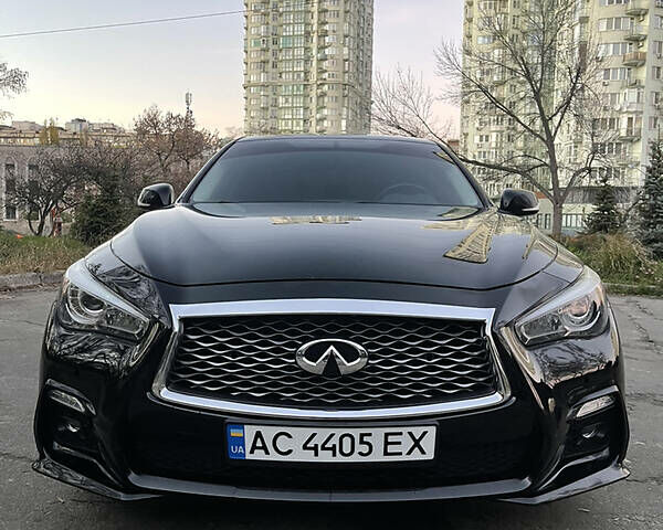 Чорний Інфініті Q50, об'ємом двигуна 3 л та пробігом 125 тис. км за 18999 $, фото 2 на Automoto.ua