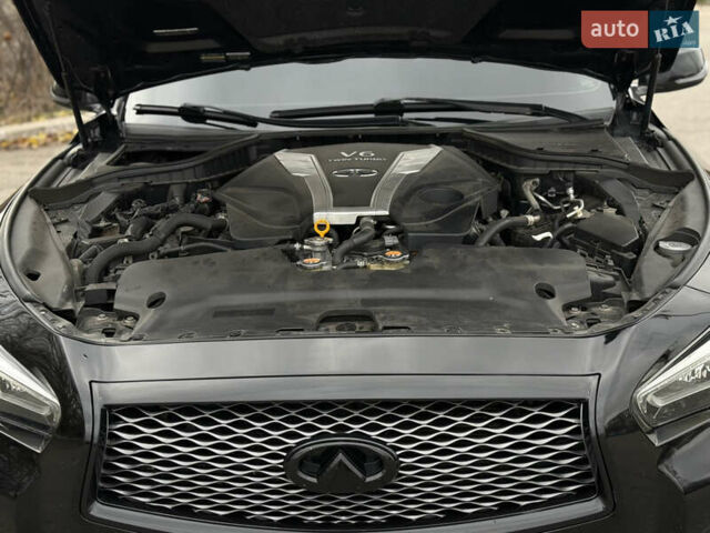 Черный Инфинити Q50, объемом двигателя 3 л и пробегом 155 тыс. км за 12000 $, фото 33 на Automoto.ua
