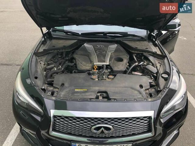 Чорний Інфініті Q50, об'ємом двигуна 3 л та пробігом 144 тис. км за 15350 $, фото 21 на Automoto.ua