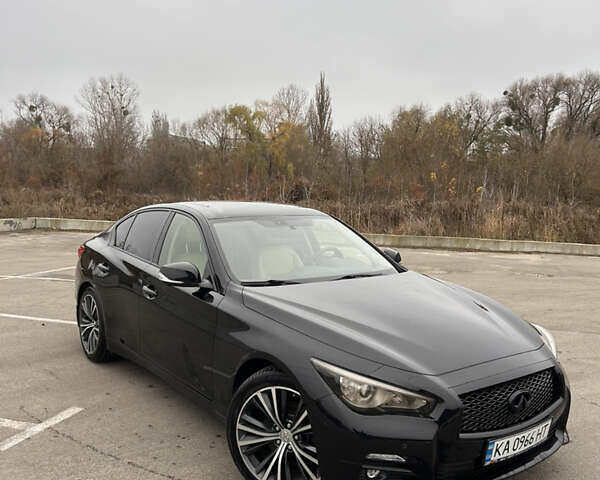 Черный Инфинити Q50, объемом двигателя 3 л и пробегом 110 тыс. км за 15500 $, фото 2 на Automoto.ua
