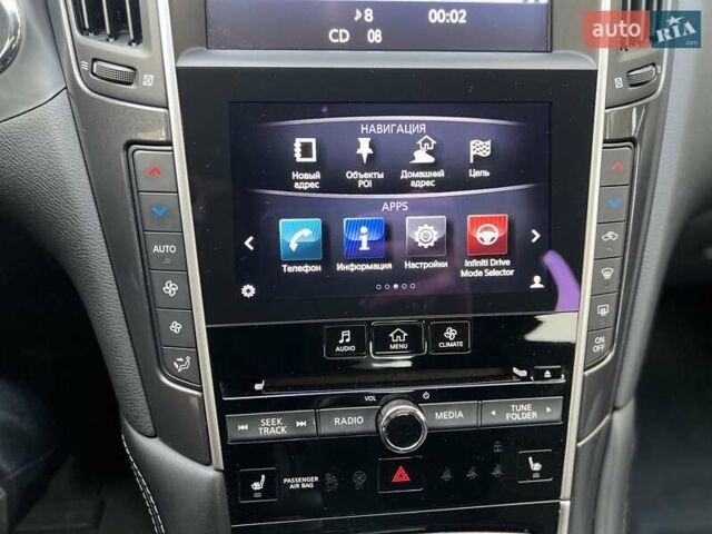 Черный Инфинити Q50, объемом двигателя 2 л и пробегом 53 тыс. км за 18900 $, фото 135 на Automoto.ua