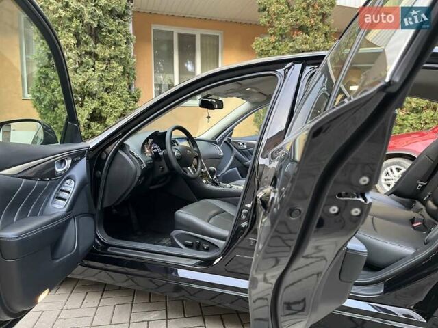 Черный Инфинити Q50, объемом двигателя 2 л и пробегом 53 тыс. км за 18900 $, фото 100 на Automoto.ua