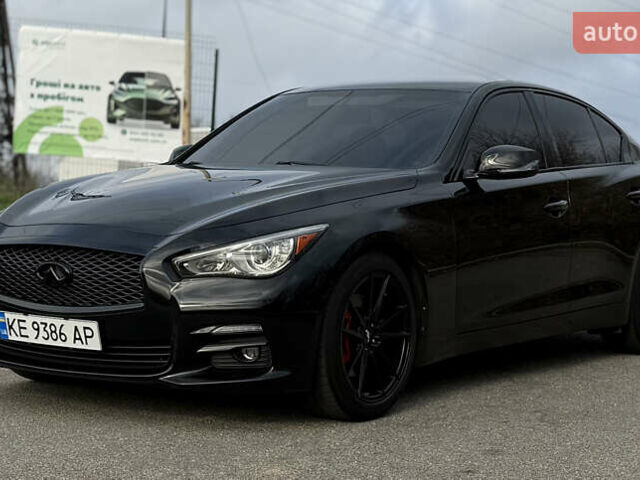 Черный Инфинити Q50, объемом двигателя 3 л и пробегом 155 тыс. км за 12000 $, фото 4 на Automoto.ua