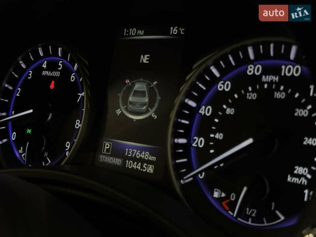 Черный Инфинити Q50, объемом двигателя 3 л и пробегом 137 тыс. км за 15499 $, фото 28 на Automoto.ua