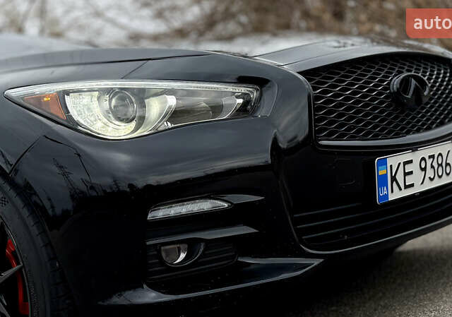 Черный Инфинити Q50, объемом двигателя 3 л и пробегом 155 тыс. км за 12000 $, фото 13 на Automoto.ua