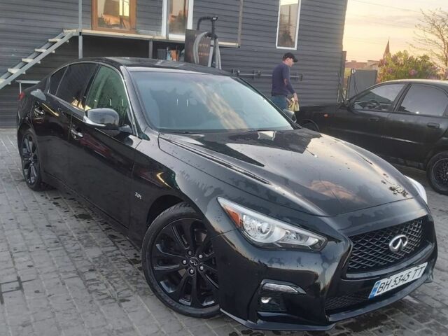 Чорний Інфініті Q50, об'ємом двигуна 3 л та пробігом 83 тис. км за 13500 $, фото 5 на Automoto.ua