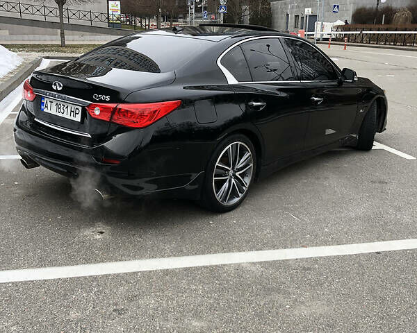 Чорний Інфініті Q50, об'ємом двигуна 3 л та пробігом 199 тис. км за 16800 $, фото 25 на Automoto.ua