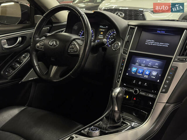 Черный Инфинити Q50, объемом двигателя 3 л и пробегом 137 тыс. км за 15499 $, фото 26 на Automoto.ua