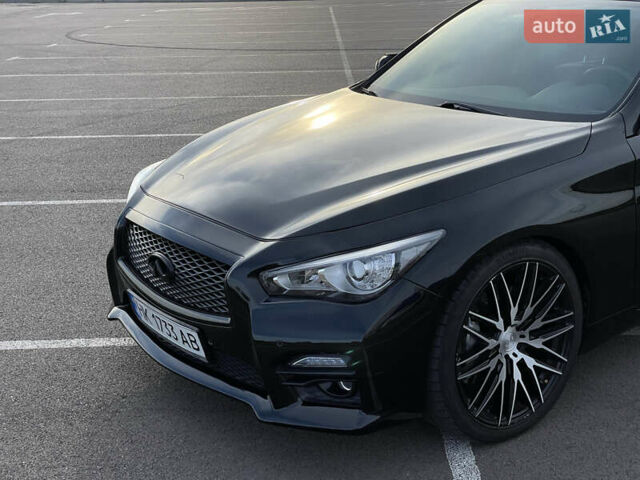 Черный Инфинити Q50, объемом двигателя 3 л и пробегом 155 тыс. км за 16699 $, фото 2 на Automoto.ua