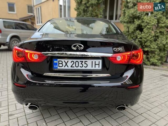 Черный Инфинити Q50, объемом двигателя 2 л и пробегом 53 тыс. км за 18900 $, фото 158 на Automoto.ua