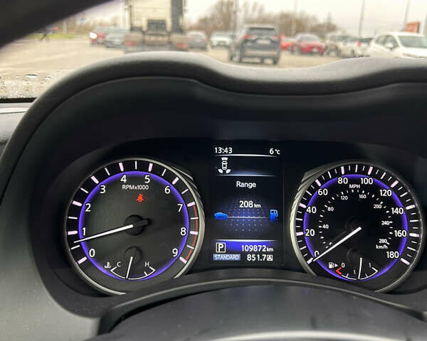 Черный Инфинити Q50, объемом двигателя 3 л и пробегом 110 тыс. км за 15500 $, фото 25 на Automoto.ua