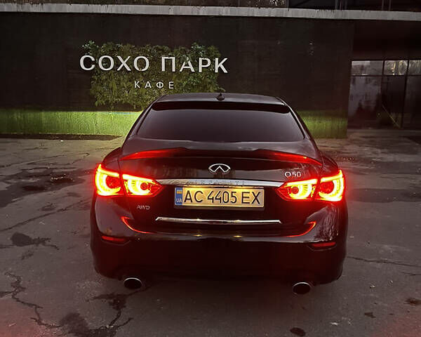 Чорний Інфініті Q50, об'ємом двигуна 3 л та пробігом 125 тис. км за 18999 $, фото 17 на Automoto.ua