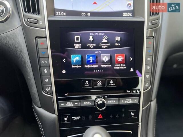 Черный Инфинити Q50, объемом двигателя 2 л и пробегом 53 тыс. км за 18900 $, фото 132 на Automoto.ua