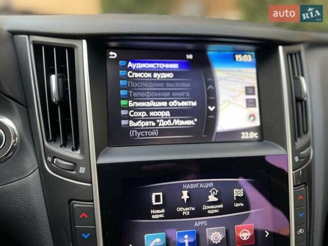 Черный Инфинити Q50, объемом двигателя 2 л и пробегом 53 тыс. км за 18900 $, фото 131 на Automoto.ua