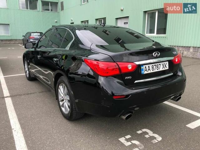 Чорний Інфініті Q50, об'ємом двигуна 3 л та пробігом 144 тис. км за 15350 $, фото 5 на Automoto.ua