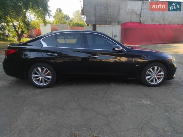 Чорний Інфініті Q50, об'ємом двигуна 1.99 л та пробігом 144 тис. км за 12700 $, фото 4 на Automoto.ua