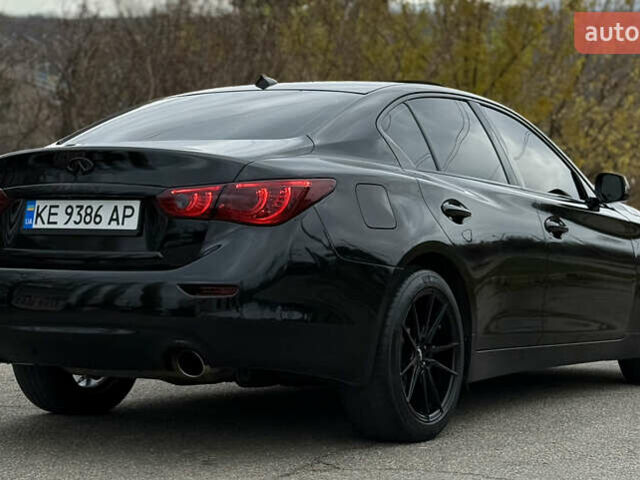 Черный Инфинити Q50, объемом двигателя 3 л и пробегом 155 тыс. км за 12000 $, фото 11 на Automoto.ua