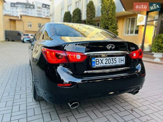 Черный Инфинити Q50, объемом двигателя 2 л и пробегом 53 тыс. км за 18900 $, фото 9 на Automoto.ua