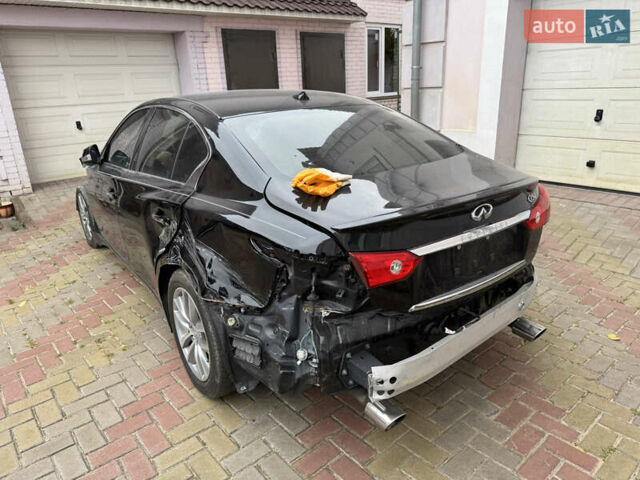 Чорний Інфініті Q50, об'ємом двигуна 3 л та пробігом 97 тис. км за 4999 $, фото 1 на Automoto.ua