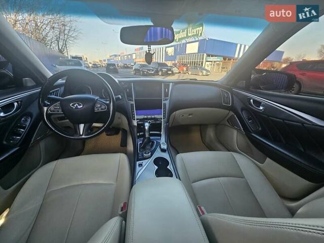 Черный Инфинити Q50, объемом двигателя 3 л и пробегом 146 тыс. км за 16999 $, фото 7 на Automoto.ua