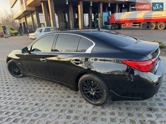Чорний Інфініті Q50, об'ємом двигуна 3 л та пробігом 142 тис. км за 12500 $, фото 28 на Automoto.ua