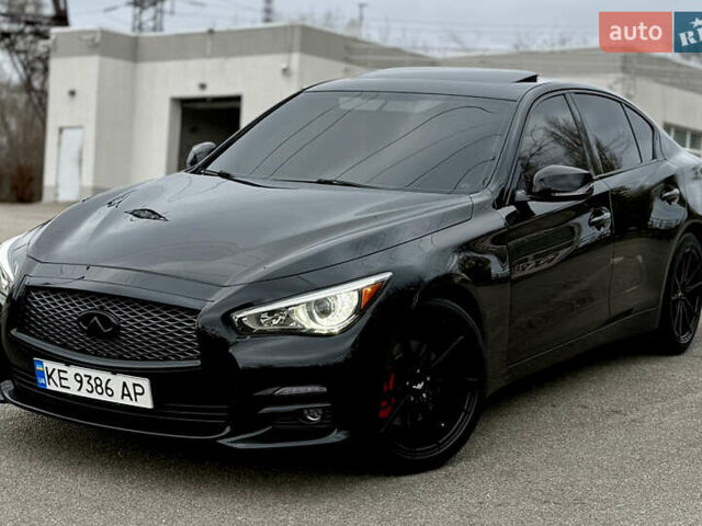 Черный Инфинити Q50, объемом двигателя 3 л и пробегом 155 тыс. км за 12000 $, фото 5 на Automoto.ua