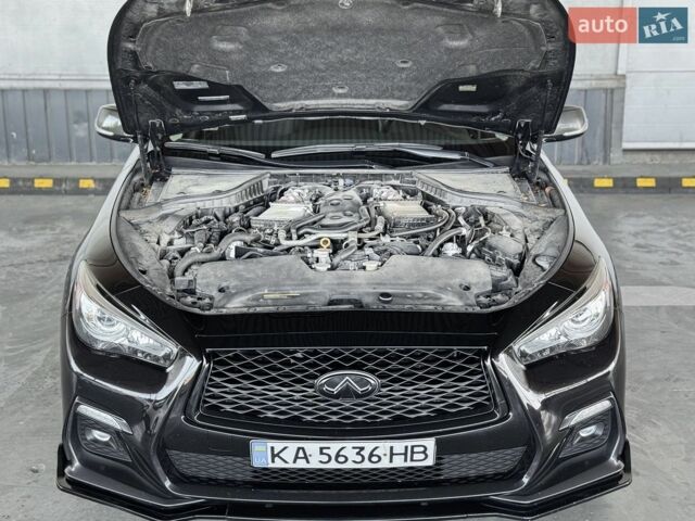 Черный Инфинити Q50, объемом двигателя 3 л и пробегом 145 тыс. км за 14900 $, фото 14 на Automoto.ua