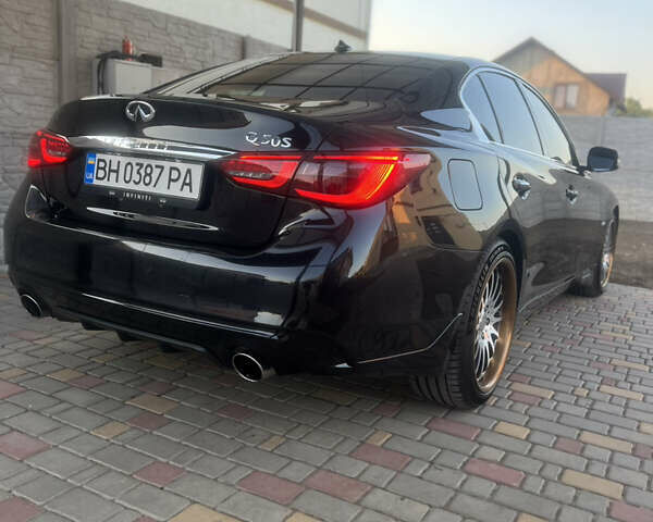 Черный Инфинити Q50, объемом двигателя 3 л и пробегом 117 тыс. км за 17000 $, фото 10 на Automoto.ua