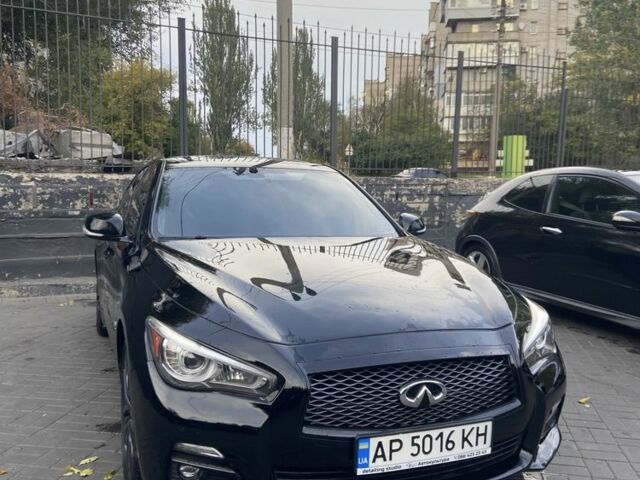 Чорний Інфініті Q50, об'ємом двигуна 3 л та пробігом 122 тис. км за 16999 $, фото 1 на Automoto.ua