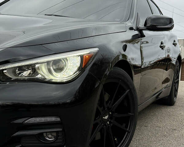 Черный Инфинити Q50, объемом двигателя 3 л и пробегом 155 тыс. км за 12000 $, фото 14 на Automoto.ua